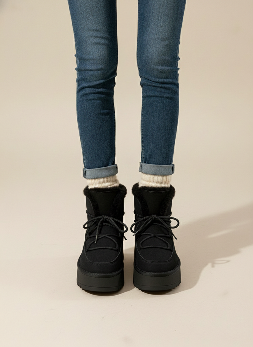 LOANÉ™ - Arctic Boots - Black