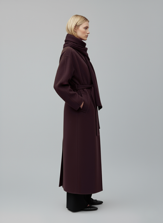 LOANÉ™ – “Noelle” Scarf Coat