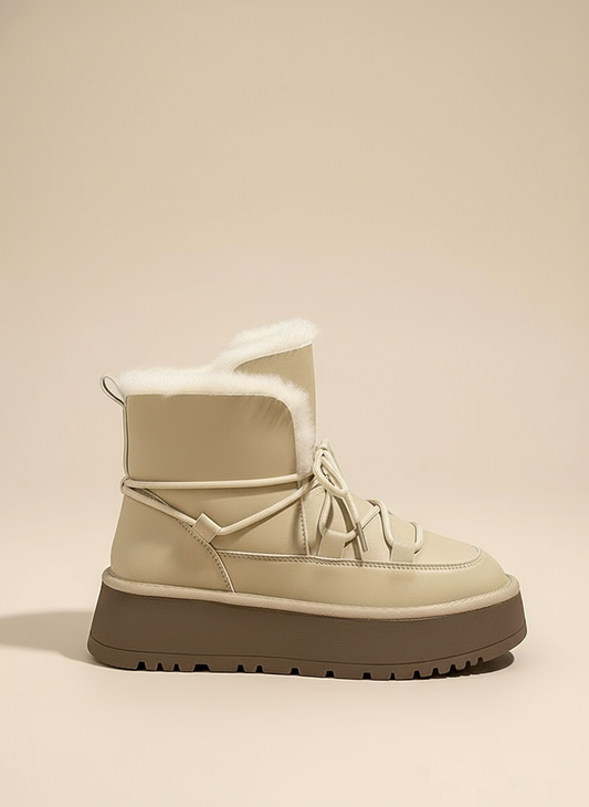 LOANÉ™ - Arctic Boots - Beige
