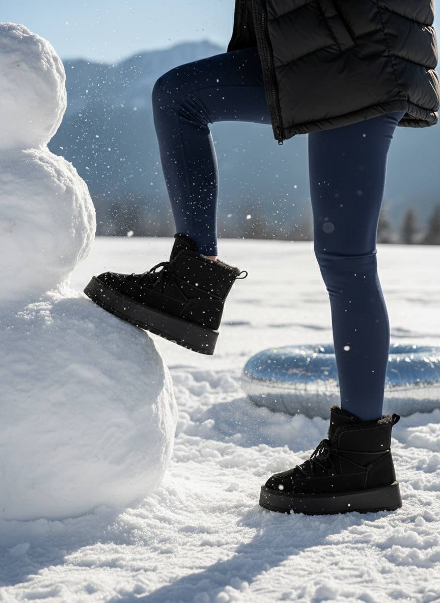 LOANÉ™ - Arctic Boots - Black