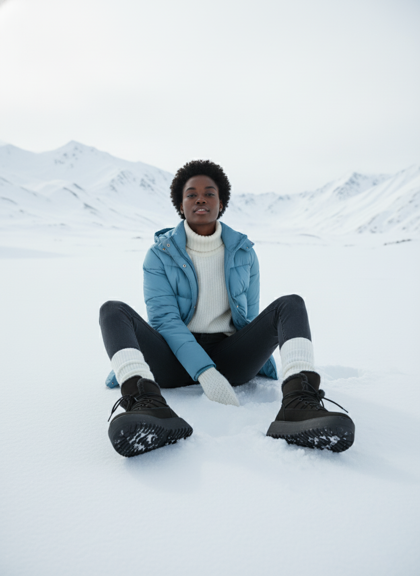 LOANÉ™ - Arctic Boots - Black