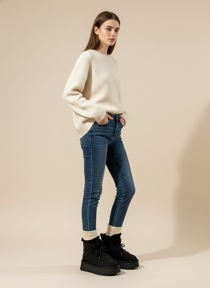 LOANÉ™ - Arctic Boots - Black