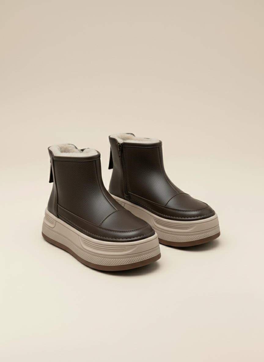 LOANÉ™ - Aurore Boots - brown