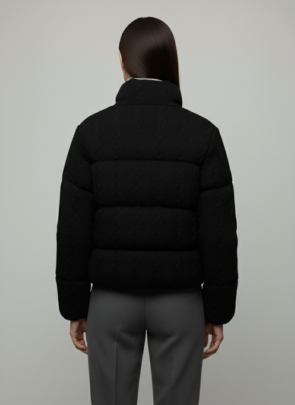 LOANÉ™ - Caldo Knit Puffer - schwarz