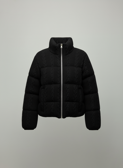 LOANÉ™ - Caldo Knit Puffer - schwarz